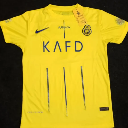 KAFD Ronaldo Jersey Yellow Al-Nassr 23/24 Home