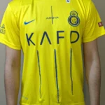 KAFD Ronaldo Jersey Yellow Al-Nassr 23/24 Home.