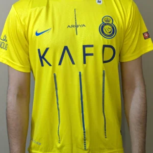 KAFD Ronaldo Jersey Yellow Al-Nassr 23/24 Home.