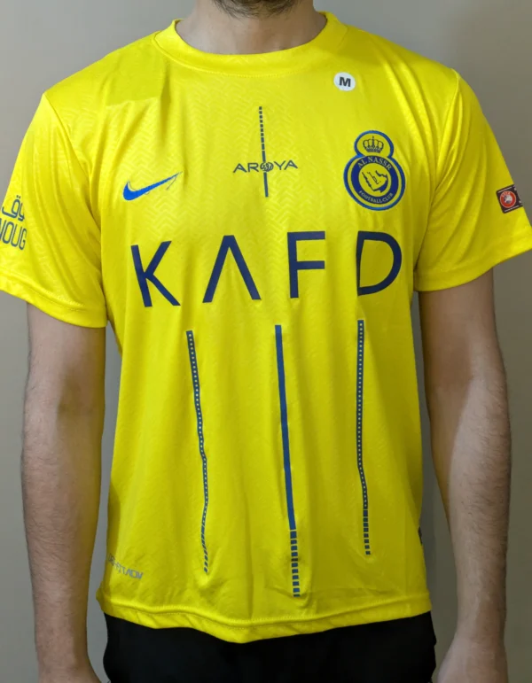 KAFD Ronaldo Jersey Yellow Al-Nassr 23/24 Home.