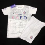 Al Nassr Third Jersey KAFD Ronaldo White #7 2023/24 KAFD Ronaldo Jersey White front view