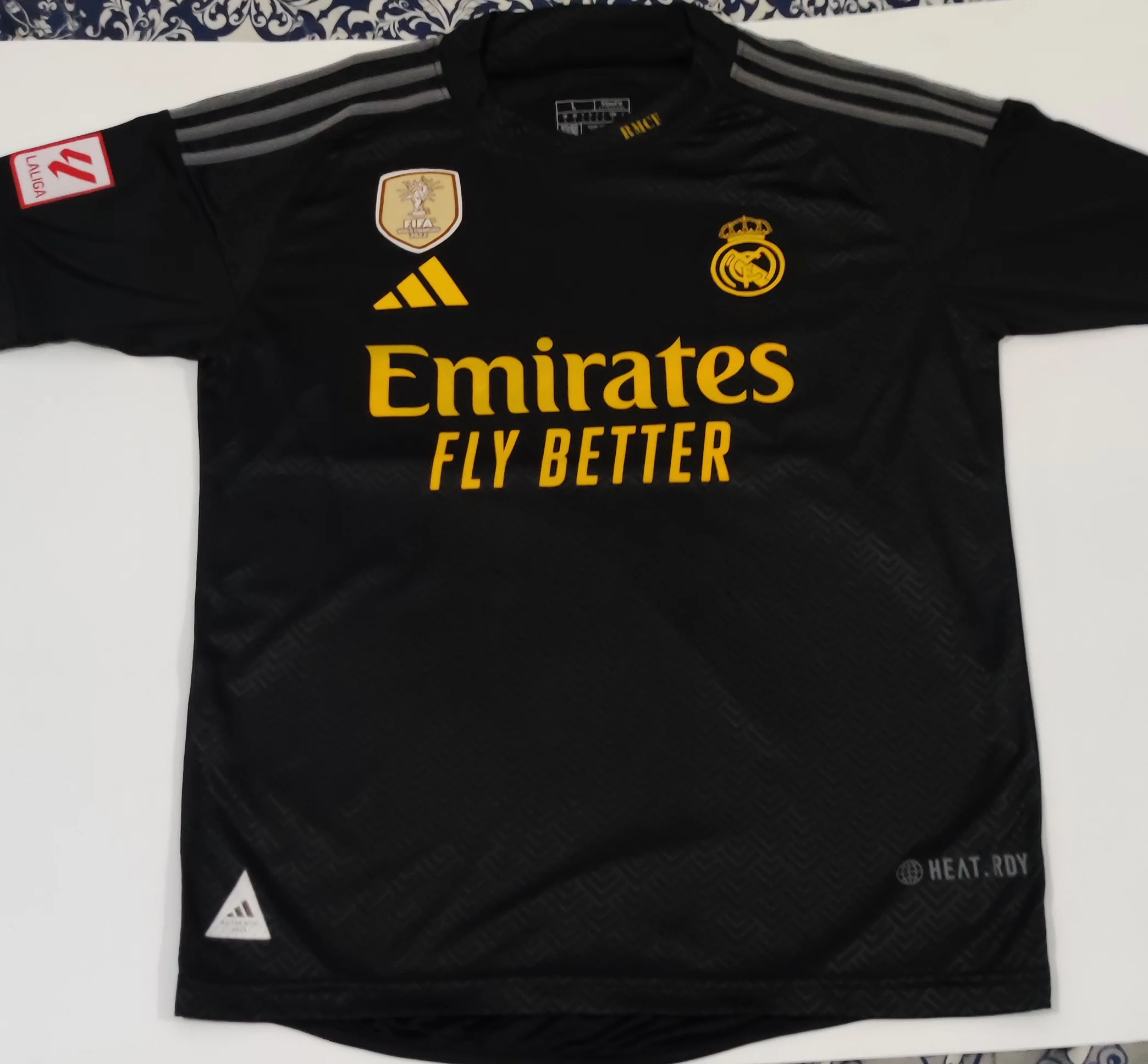 Buy Adidas Real Madrid 23/24 Third Jersey - Black