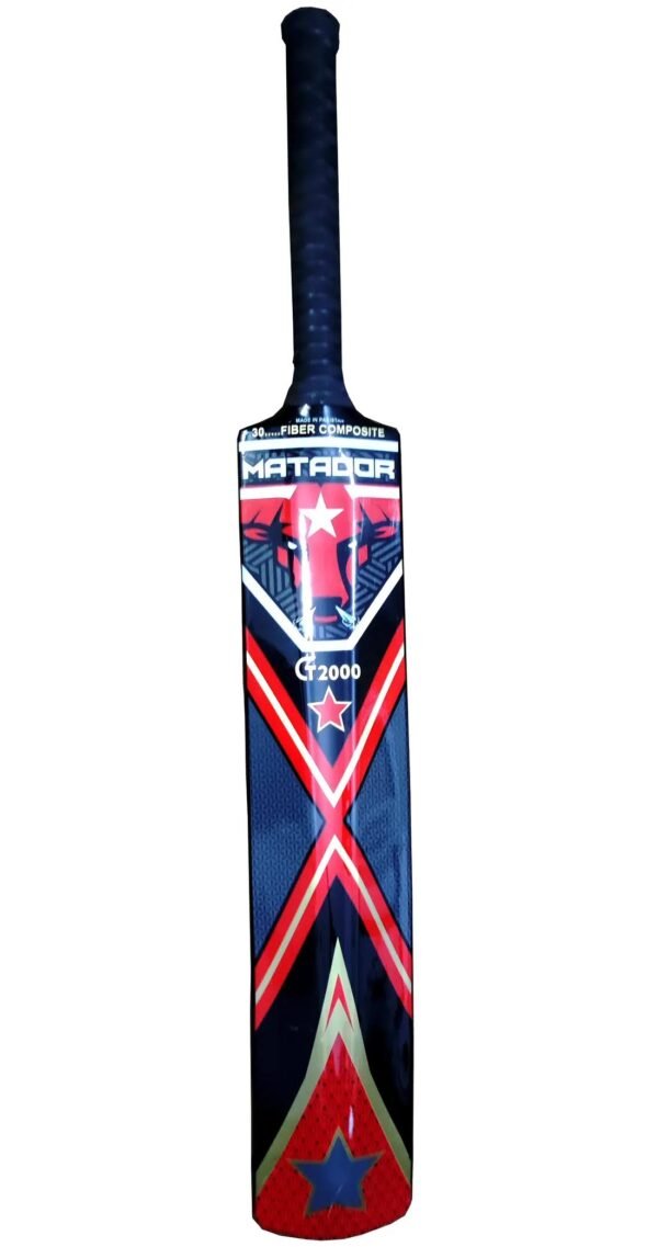 CT 2000 Matador Cricket Bat for Tapeball Fiber Made