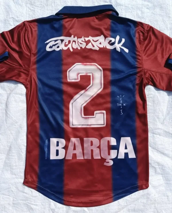 Barcelona x Travis Scott 2001 - CACTUS JACK SKELETON JERSEY
